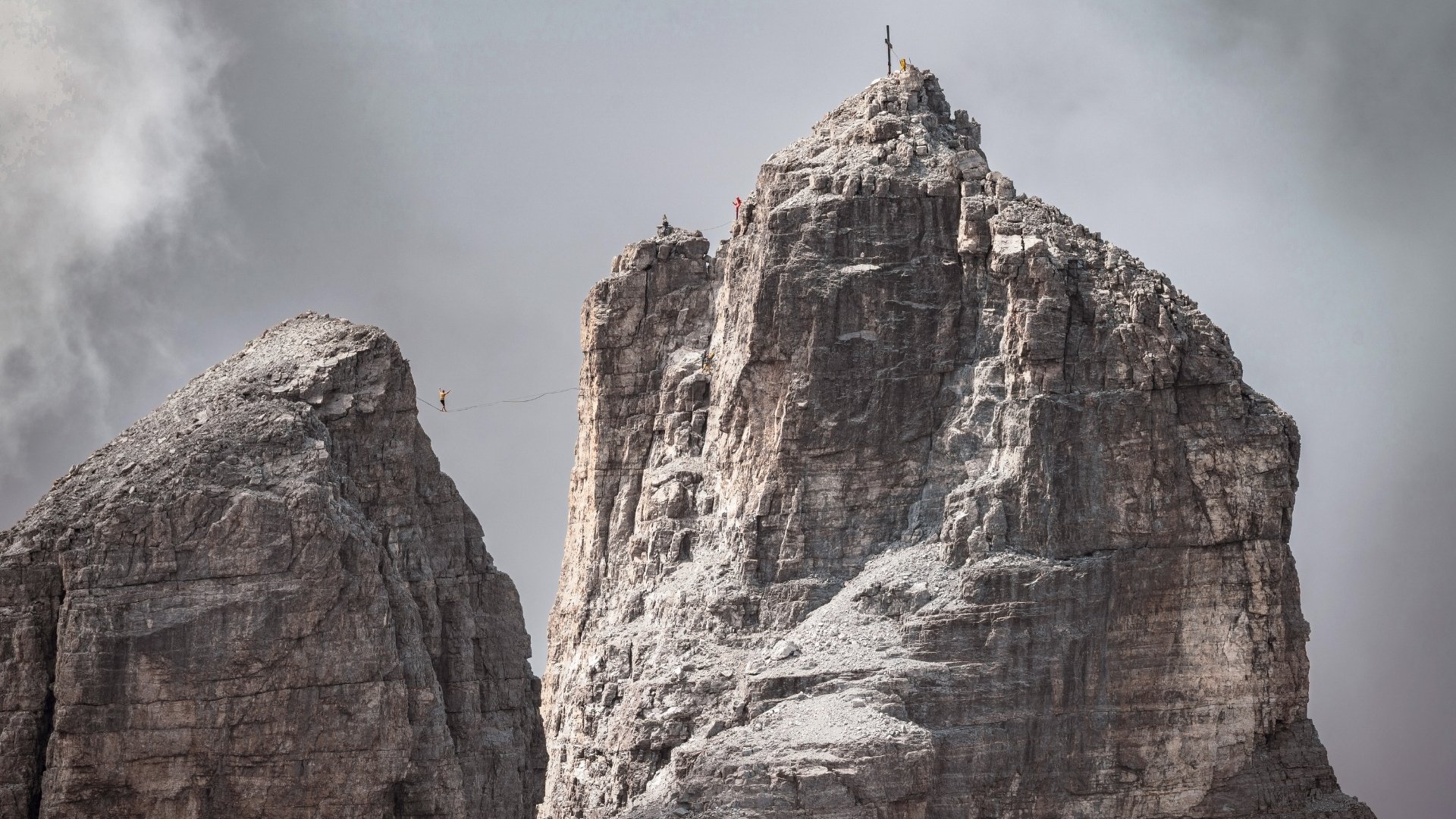 High Above: Highlining on Tribulaun